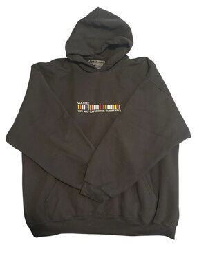Astroworld Black Graphic Pullover Hoodie - Volume Turbulence Travis Scott XL